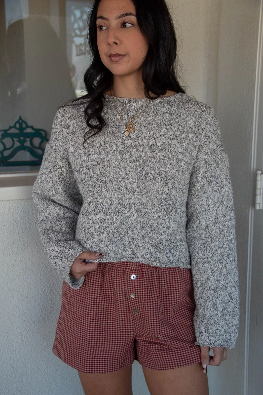 Two Tone Knit Sweater by For Good