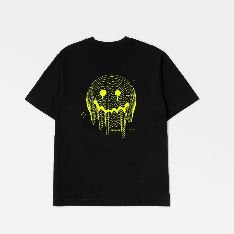 Deface TOPO Tee (Black/Fluorescent)