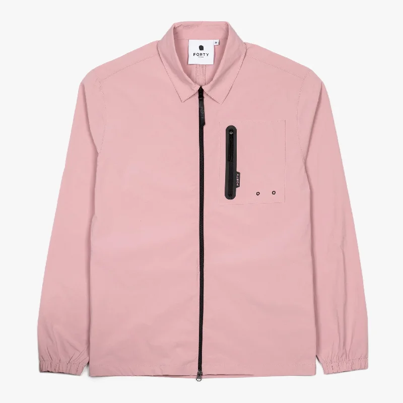 Mirra Tech Overshirt (Dusty Pink)