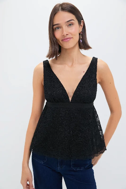 Black Lace Anais Top