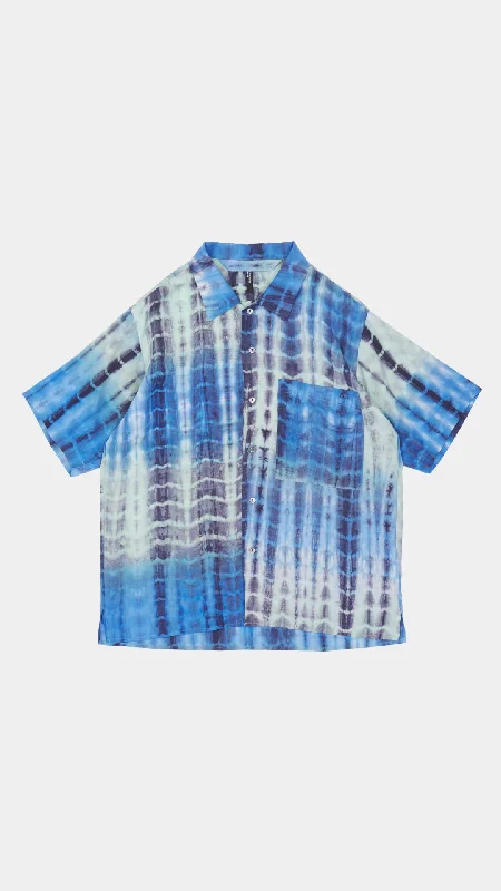 Tie Dye Open Collar Shirt