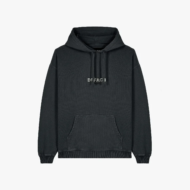 D-Face Hoodie (Washed Black)