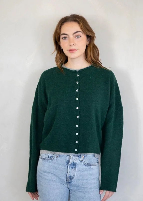 Piper Cardigan - Forest Green