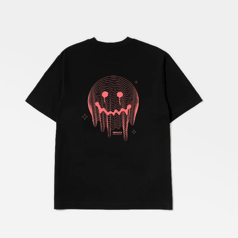 Deface TOPO Tee (Black/Pink)