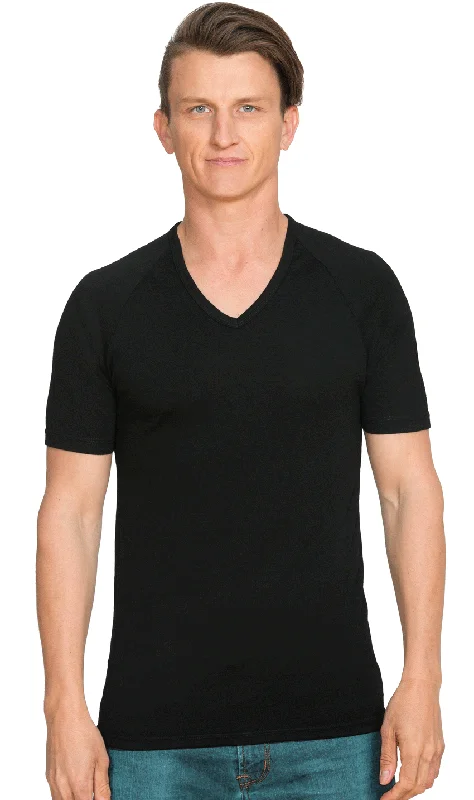 BMV003 Men's Short Sleeve V Neck