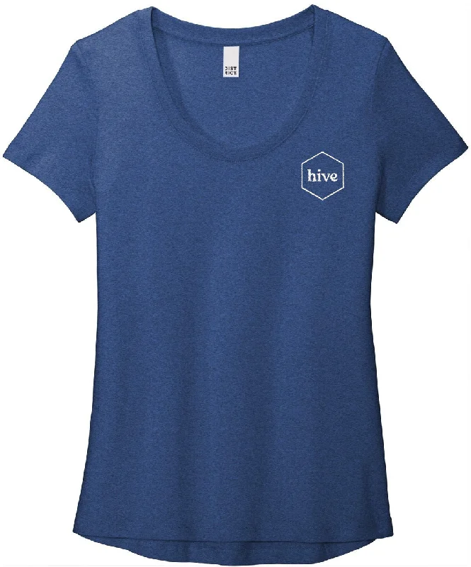 District Ladies Flex Scoop Neck Tee