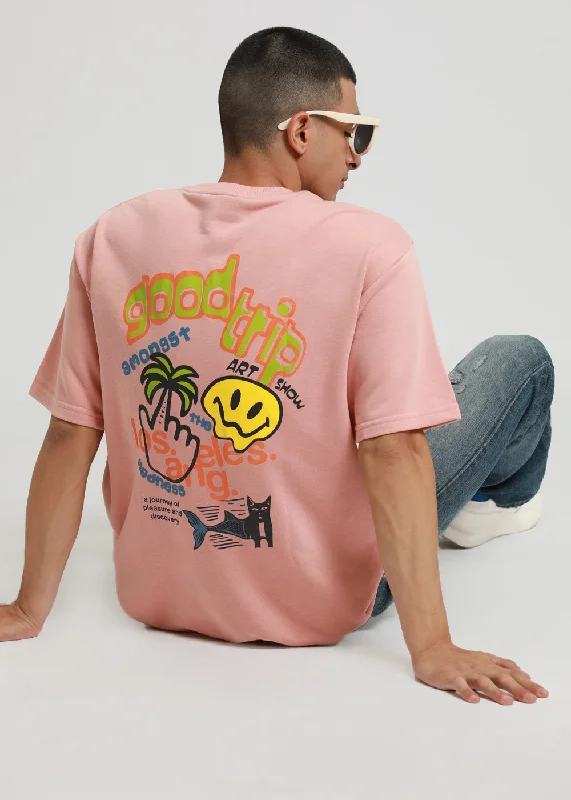 Peach Oversized T-shirt