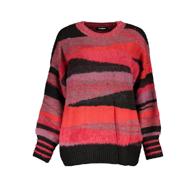 Desigual Chic Turtleneck Sweater with Contrast Women's Details