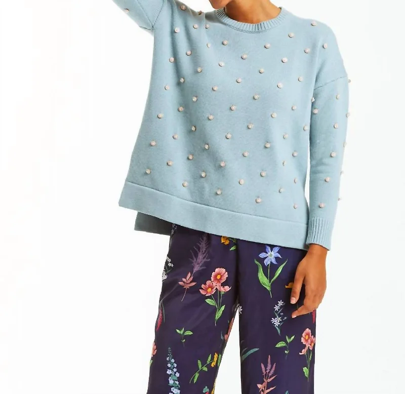 Dolcetto Sweater In Cadiz Blue