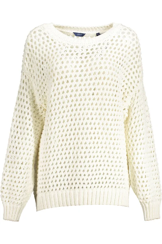 Gant Elegant  Perforated Crewneck Women's Sweater