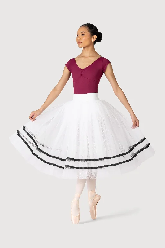 R0131L - Bloch Giselle Womens Ribbon Romantic ½ Tutu Skirt