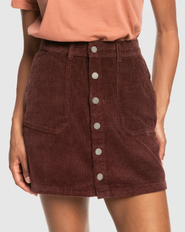 Womens Silent River Mini Skirt