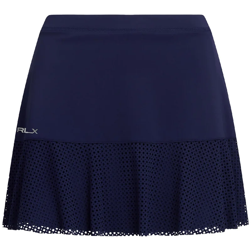 Womens RLX 15 Inch Eyelet Skort Refined Navy - AW24