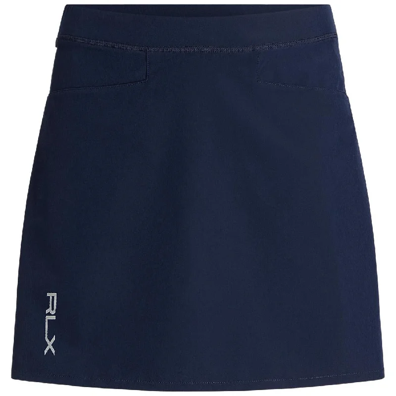 Womens RLX 17 Inch Pleated Aim Skort Refined Navy - SS24