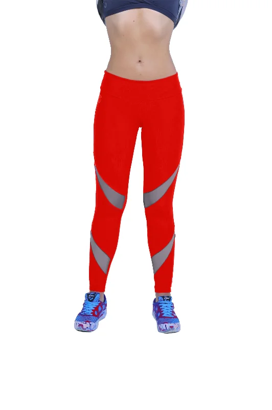 Bia Brazil Activewear Red Mesh Legging LE5006