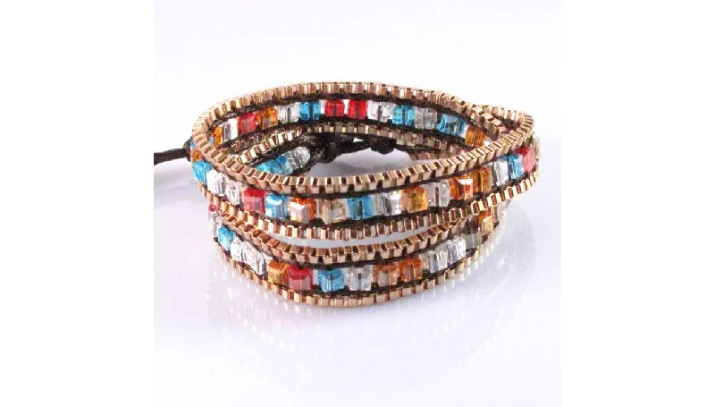 OMG Bling Hand Made Wrap Bracelet