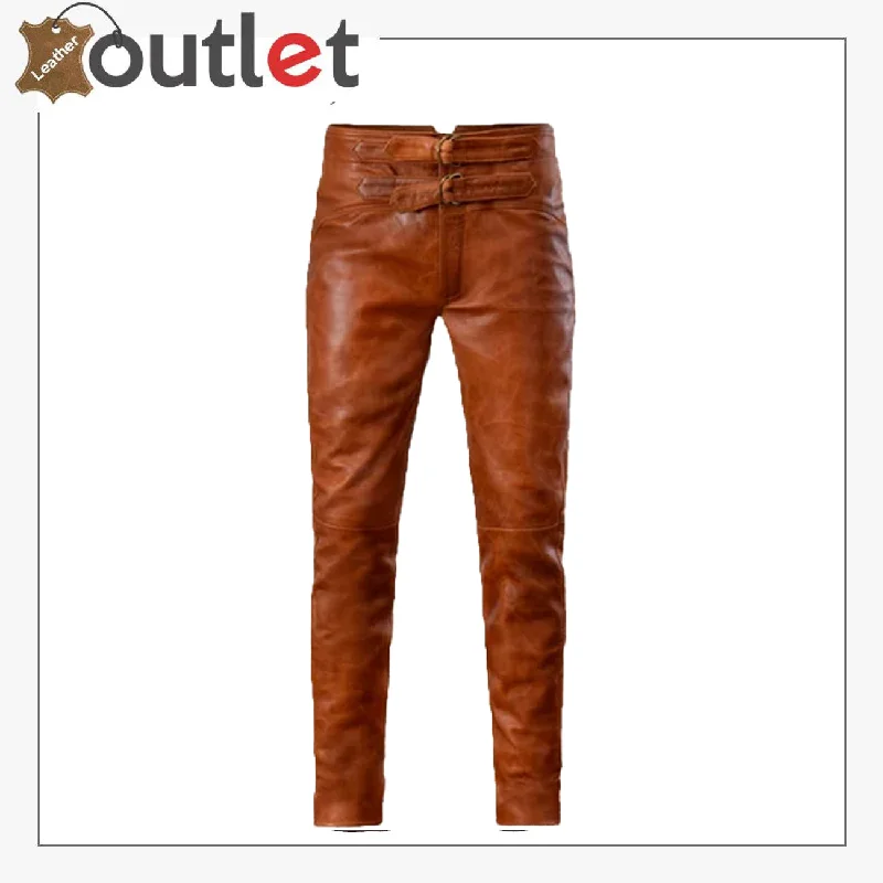 Brown Leather Pants