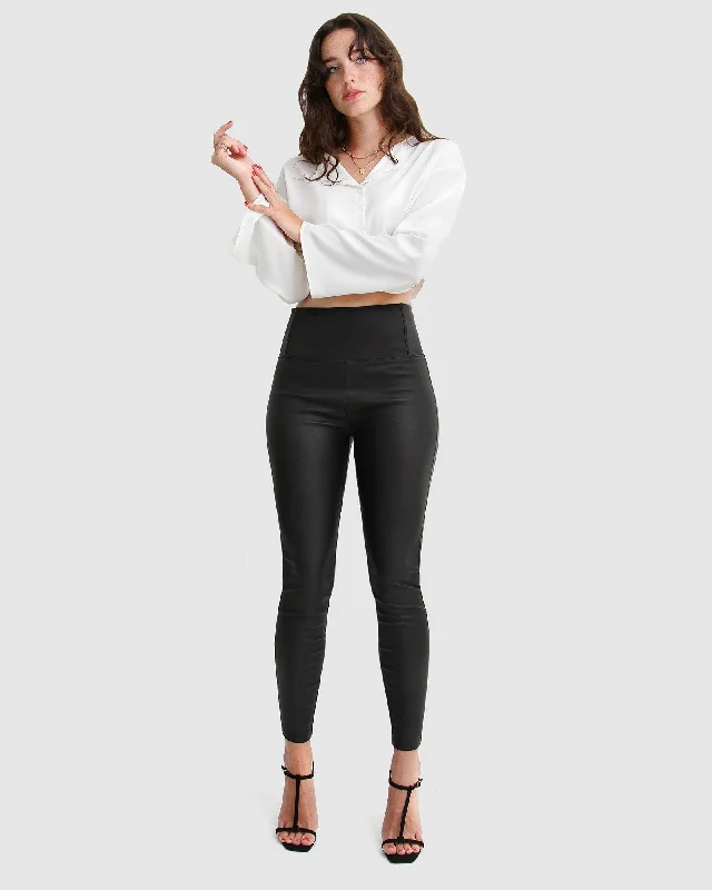 City Slicker Coated Legging - Black