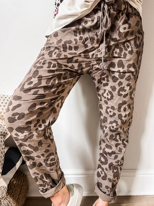 Leopard Print Magic Pants